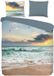 Pure dekbedovertrek zee met ondergaande zon - Lits jumeaux 240x200/220 cm - Multi - Microvezel