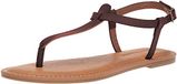 Amazon Essentials Spano dames casual string met enkelband sandaal, dames sandaal,Bruin,5 UK