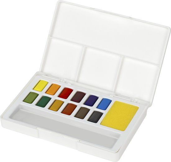 Faber-Castell waterverf - in box met 12 kleuren
