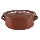 Quid Kookpot met Deksel Quid Classic Bruin Geëmailleerd Staal