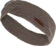 Knit Factory Joy Gebreide Dames Hoofdband - Marron - One Size