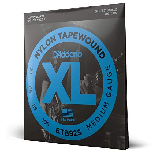 D'ADDARIO ETB92S Tapewound snaren voor elektrische bases medium 50-105 korte mensuur