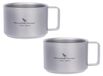 Titan 100 ml Set de 2 tasses à expresso de camping