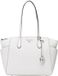 Michael Kors Marilyn Medium Saffiano Leather Tote Bag Optic White