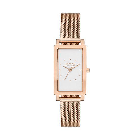 Skagen HAGEN SKW3095 Dames Horloge 22 mm - Roségoudkleurig
