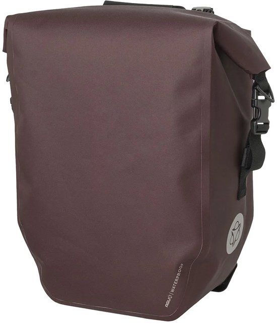 AGU Clean Shelter Fietstas Large – 100% Waterdicht – 21 liter – Gerecycled Materiaal – incl. Laptopvak 14 inch – Bruin