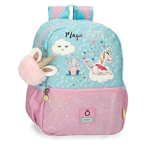 Enso Magic Unicorn cosmeticarugzak, meerkleurig, 25 x 32 x 12 cm, polyester, 9,6 l