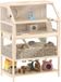 PawHut Hamsterkooi - Vurenhout, acryl - 80L x 53B x 117H cm - Natuurlijk hout