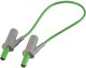 VOLTCRAFT MSB-501 Veiligheidsmeetsnoer Banaanstekker 4 mm Banaanstekker 4 mm 25.00 cm Groen 1 stuk(s)