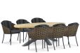 Santika Furniture Santika Tika/Diogo 240 cm dining tuinset 7-delig