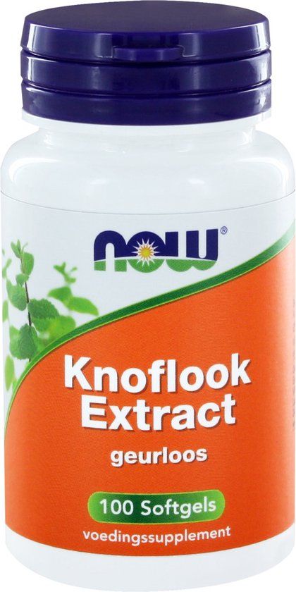 NOW Knoflook Extract - 100 Softgels