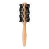 GYADA COSMETICS, ronde borstel, groot, ideaal voor lang en middellang haar, antistatisch, hoge temperatuurbestendigheid, ergonomische handgreep van beukenhout