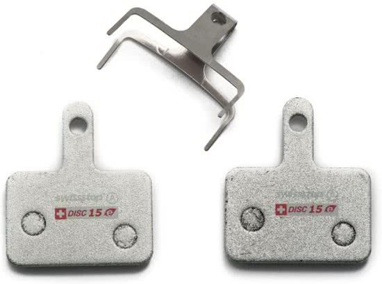 SwissStop Remblok schijfrem e compound disc 15e tektro shimano deore - ZWART