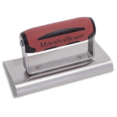 Marshalltown Kantenspaan - Gebogen Uiteinden - R 13mm - L 16mm - DuraSoft Handvat - 152x76 mm