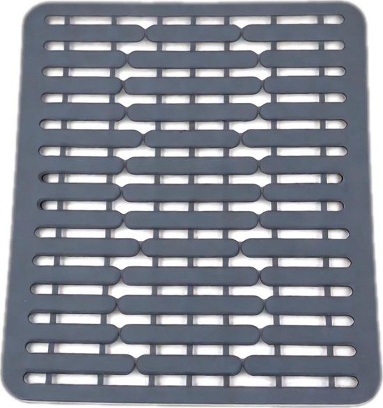 HGMD Gootsteenmat Grijs - 32 x 28,5 cm