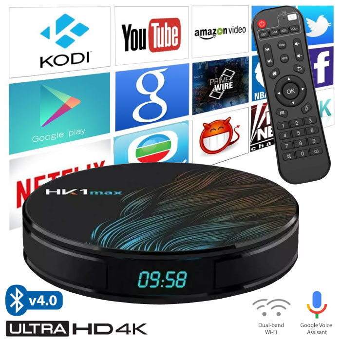 Stuff Certified HK1 Max 4K TV Box Mediaspeler Android Kodi - 4GB RAM - 32GB Opslagruimte