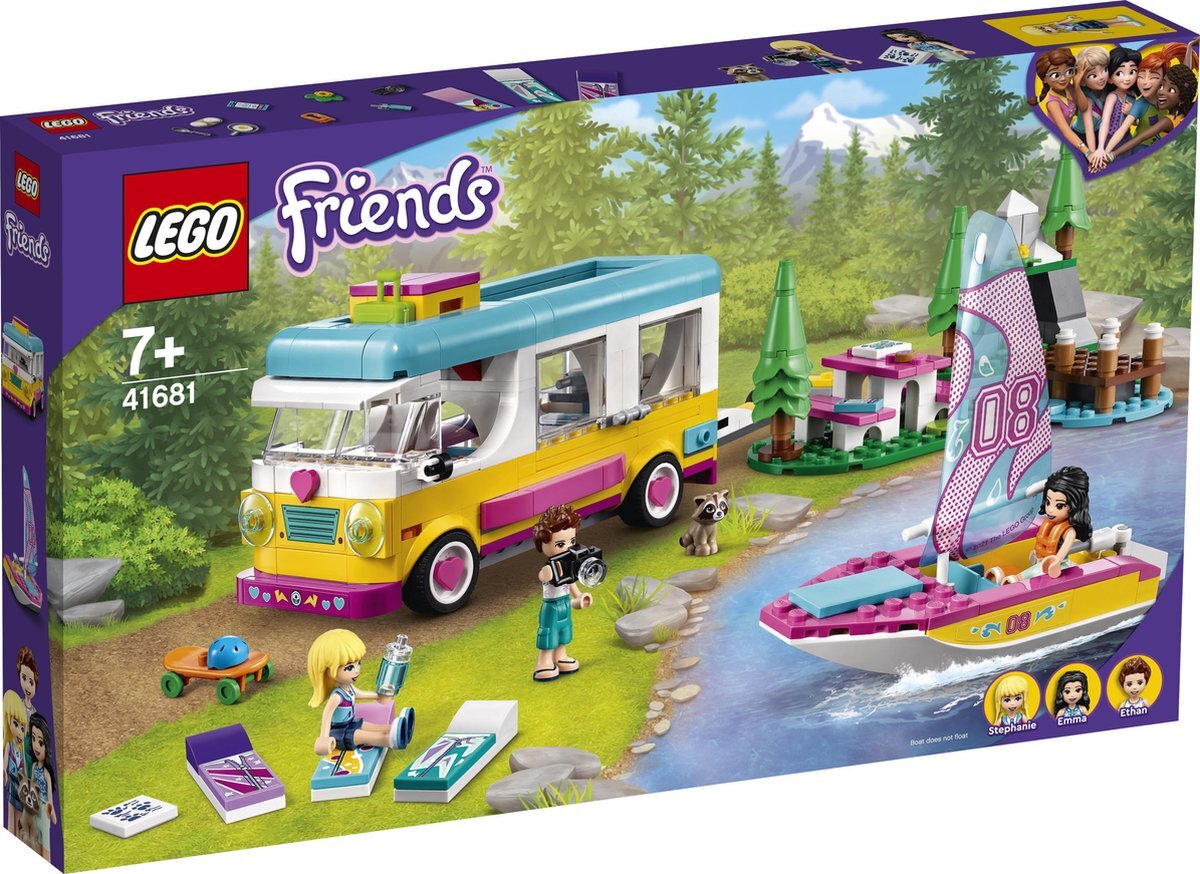 lego Friends Boscamper en Zeilboot - 41681