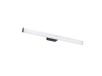 Faro Volga applique murale Noir Aluminium IP44 12W 850lm 600x80x40mm