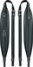 Boston Accordion Straps - 120 + Bass, 109-114 x 8.0cm, Leather, Black