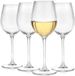 Excellent Houseware - Verres à vin - Verre - 380 ml - Set de 4 - Résistant au lave-vaisselle