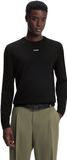 Hugo Boss HUGO Trui 'San Cassius-C2' zwart / wit