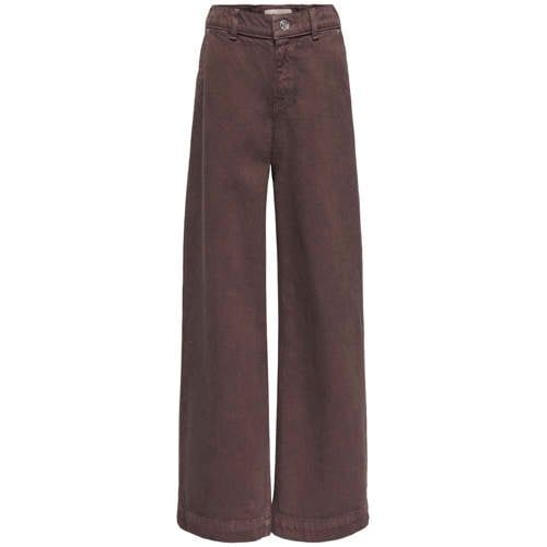 ONLY KIDS ONLY KOGCOMET wide leg jeans - bruin
