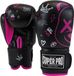 Super Pro Combat Gear Super Pro Bear Vechtsporthandschoenen Meisjes - Zwart/Roze/Wit - 10 oz - Boksen - Kunstleer