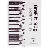 Clairefontaine CLAIRFTN BLOC GRAF IT A5 80F 90G