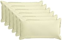 vidaXL - Taie d'oreiller - 6 pièces - Bois - Crème - 40 x 70 cm - Polyester
