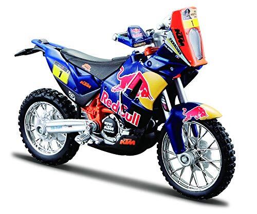 Right Bank Shoe Co TM KTM 450 Rally [Bburago 51072] Factory Racing Team 1:18 De Cast (assortiment - geen selectie mogelijk)