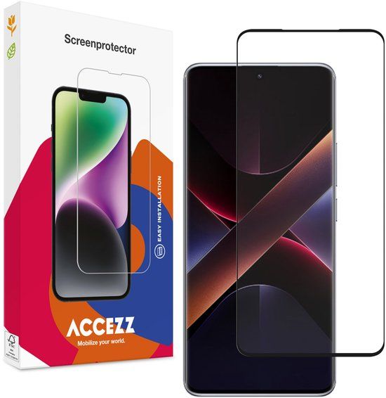 Accezz Screen Protector - Gehard Glas Full Cover voor Xiaomi Poco X7