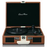 Lenco TT-120BNWH Retro Platenspeler - Bruin/Wit - Bluetooth - 33/45/78 RPM