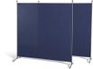Grasekamp 2 stuks scheidingswand 180 x 180 cm blauw