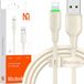 MCDODO USB naar iPhone Kabel - 36W - Lightning - 1 meter - Beige