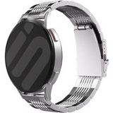 Strap-it Gard Pro Health Smartwatch 2+ luxe stalen schakel band (zilver)