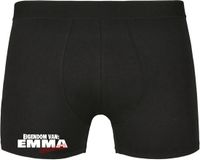 Sol's Eigendom van Emma . Afblijven! Heren Boxershort - Zwart - 4XL - Katoen