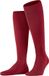 FALKE ClimaWool lange kniekousen voor heren van wol en lyocell in het rood, maat 41-42