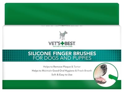 Vets Best Siliconen Vinger Tandenborstels