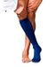 FALKE No. 7 Finest Merino Kniekousen Heren Blauw Maat 39-40
