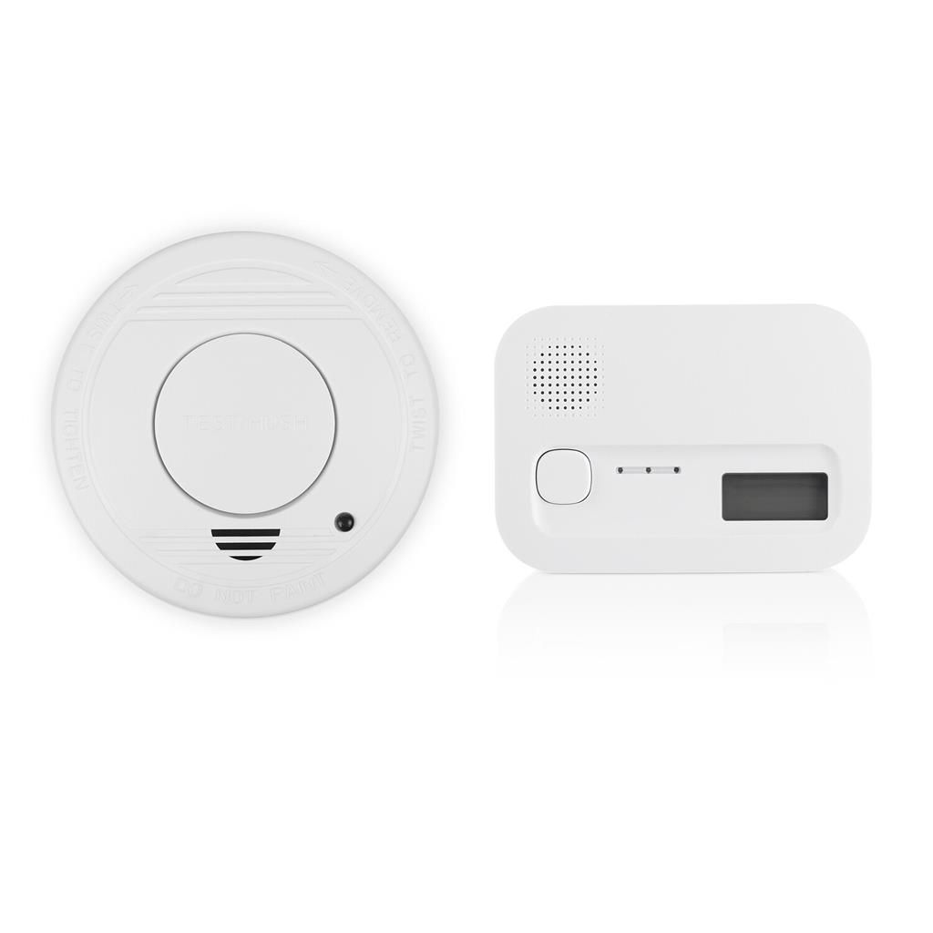 Smartwares FSE-19204 Brandveiligheidsset - Rookmelder en koolmonoxidemelder - 85 dB