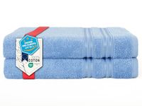 Hammetex Badhanddoeken 2-delige Set 70x140 cm, 100% Katoen Badstof