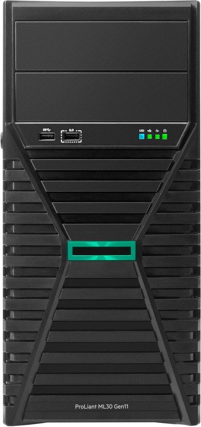 HPE ProLiant ML30 Gen11 E-2436 2.9GHz 6c 1P 1x32GB-U 8SFF MR216i-p 2x480GB SSD 2x800W PS EU server