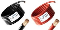 EBROM - 2 meter accukabel - rood en zwart - 25mm² - 99,9% OFC koper