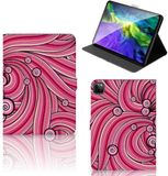 B2Ctelecom iPad Pro 11 2020/2021/2022 Hoes Swirl Pink