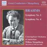 Outhere Naxos Historical Brahms: Symphonies Nos. 2 & 4 (1938 & 1940) (CD)