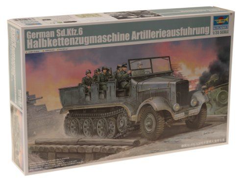 Trumpeter 05531 - Sd.Kfz.6 Half-kettingvoertuig Artillerie-uitvoering