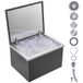 VEVOR Bac à glace encastrable 44,24 L 507x407x333 mm, boîte isotherme pour glace en acier inoxydable, avec couvercle à charnière, tuyau et bouchon de vidange inclus, pour boisson fraîche, cuisine, bar