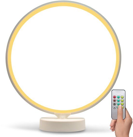 LIROMA® Daglichtlamp - 10.000 LUX - Lichttherapie - USB - 3 Kleuren