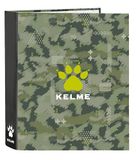 4253 Kelme Ringmap Travel Zwart Groen A4
