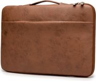 Lopoleis® Leren Laptoptas 14 inch – Bruin – Luxe Laptophoes – Laptop sleeve – Geschikt voor Macbook Air & Pro – PU leer